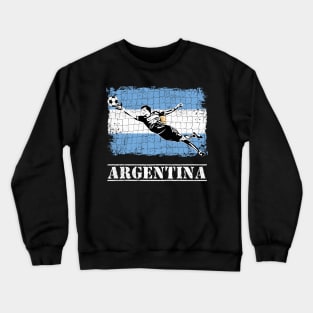 Argentina Soccer Supporter Goalkeeper Shirt Crewneck Sweatshirt